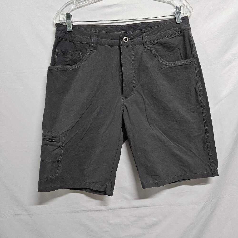 Patagonia Men Bermuda Shorts Size 32 Cargo Zip Pocket Stretch